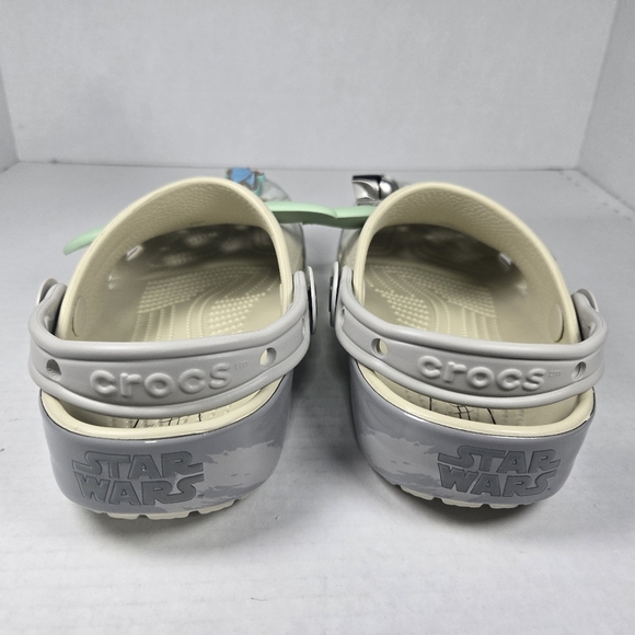 CROCS Star Wars Grogu X Unisex Classic Clogs M4/W6 Baby Yoda Mandalorian Slip on - Picture 6 of 7